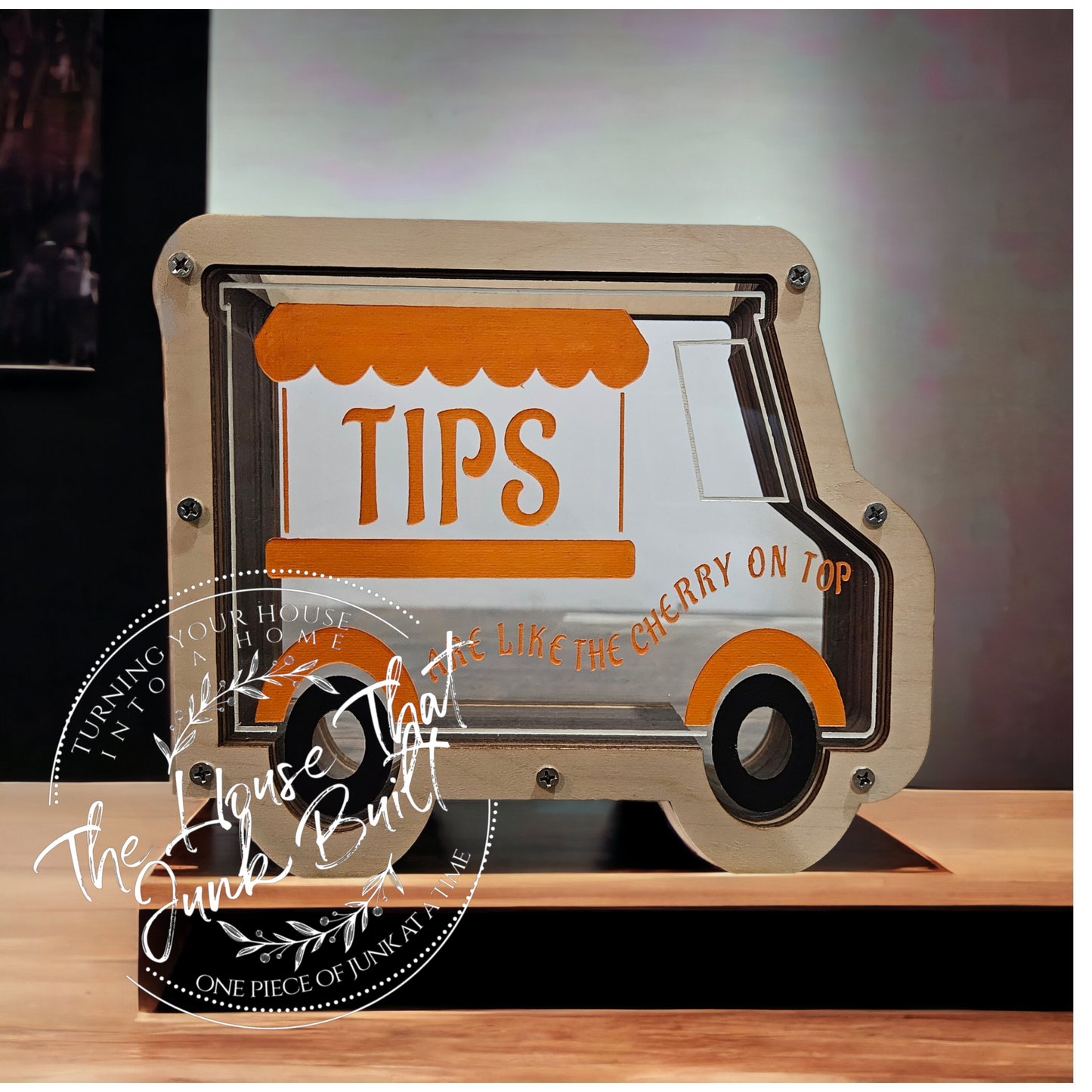 Custom Food Truck Tip Jar