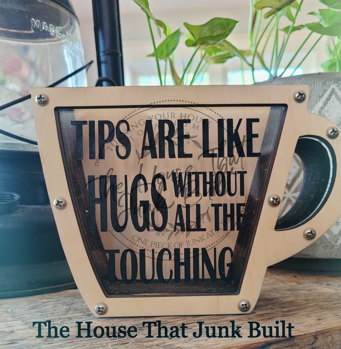 Coffee Cup Tip Jar