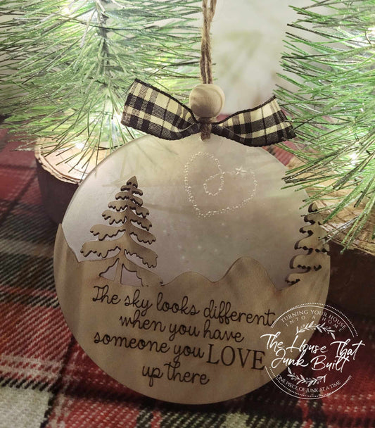 The Sky looks different Ornament