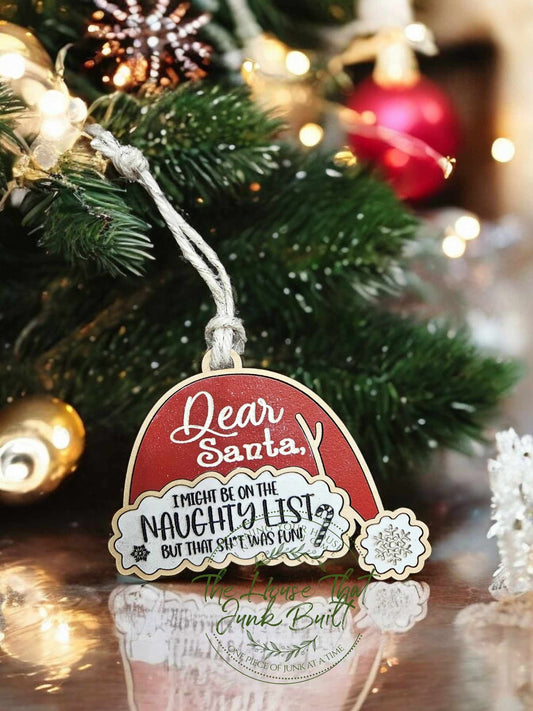 Naughty List Ornament