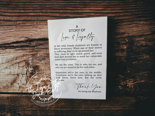 Elephant "sisters" ornament