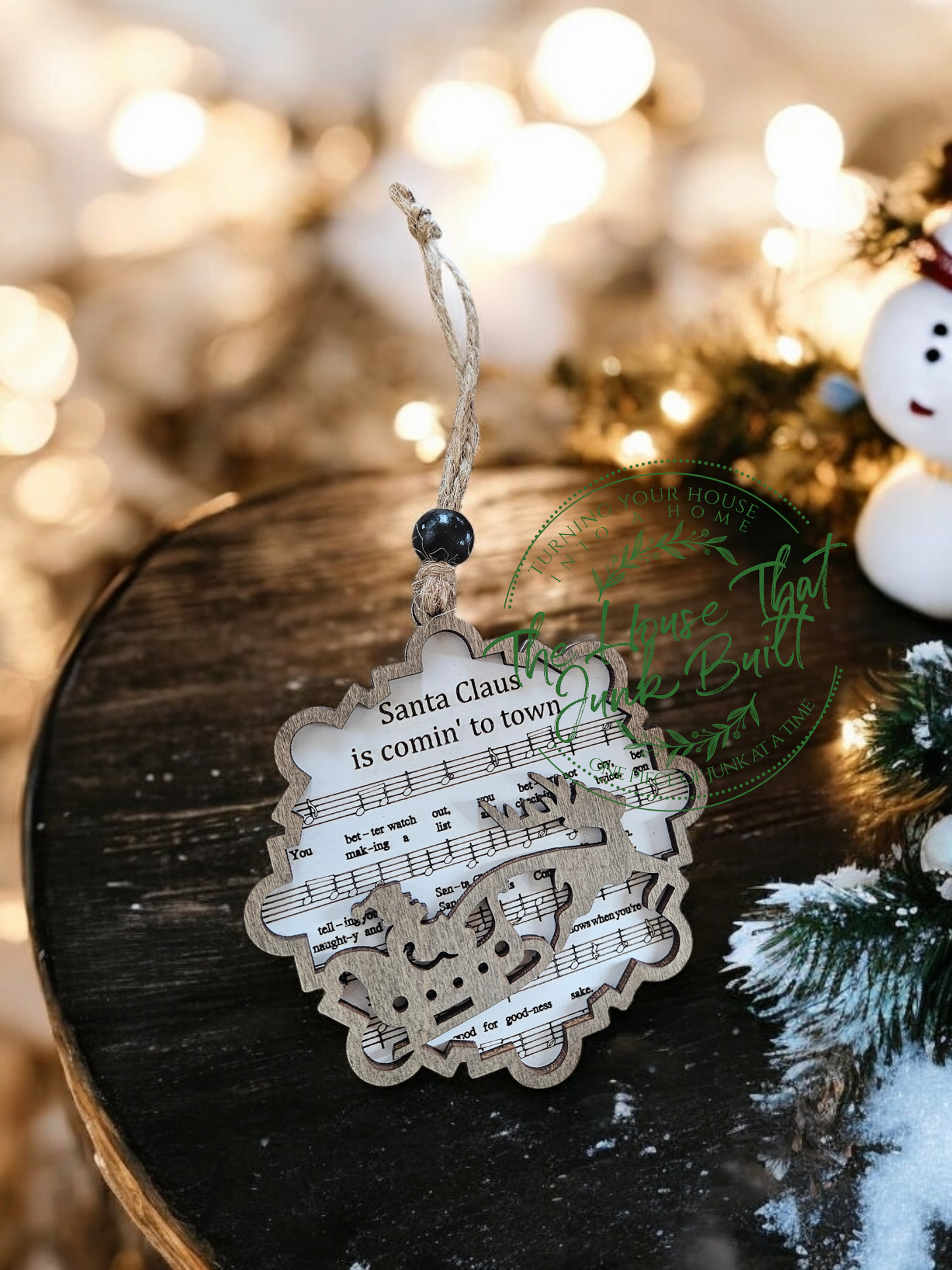 Sheet Music Ornament