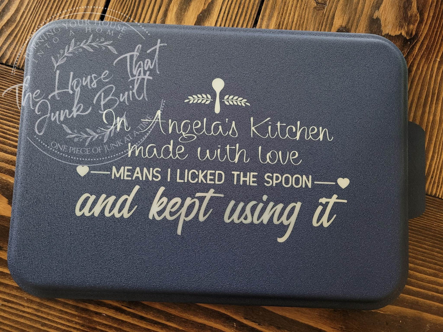 Cake Pan with Engraved lid 9x13