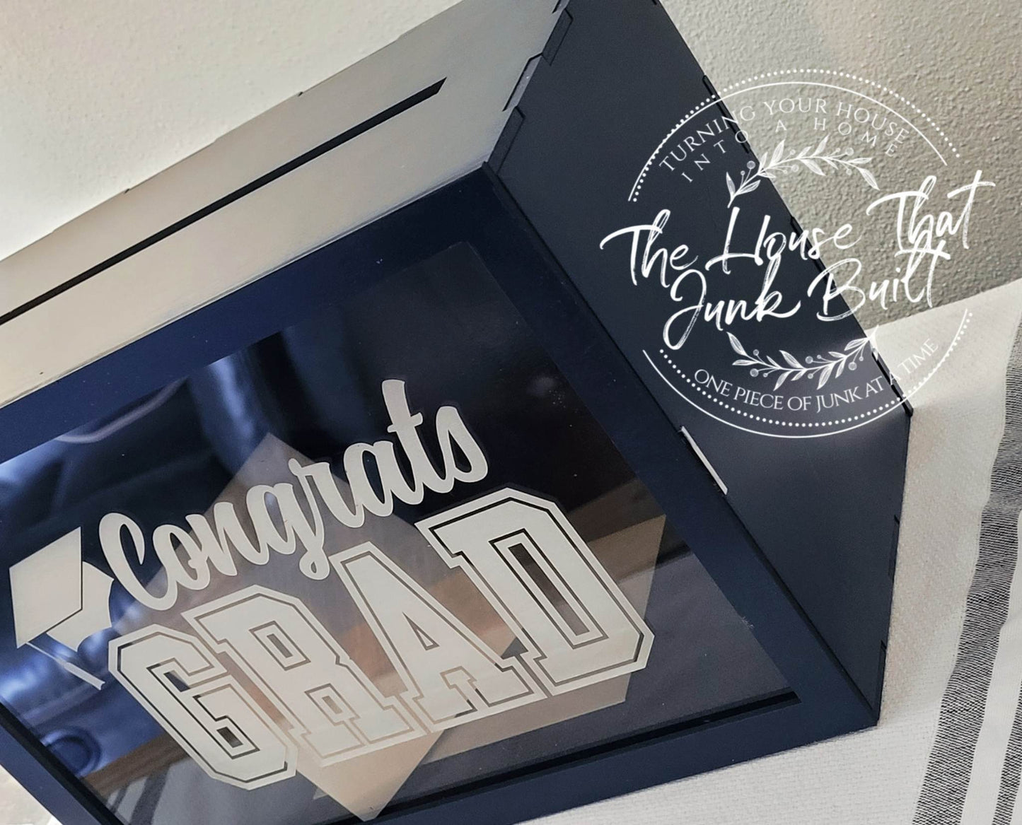 Card Box handmade wood