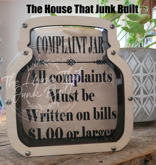 Tip Jar Complaint Jar