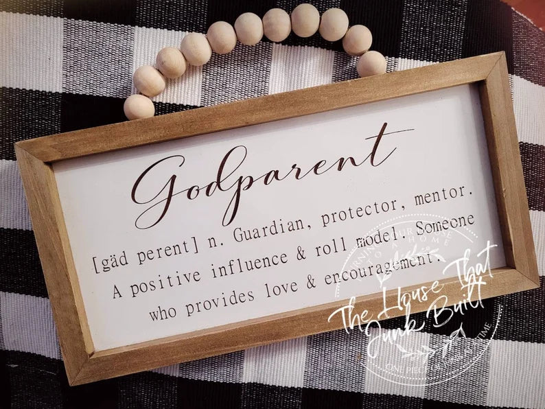 Definition sign Godparent