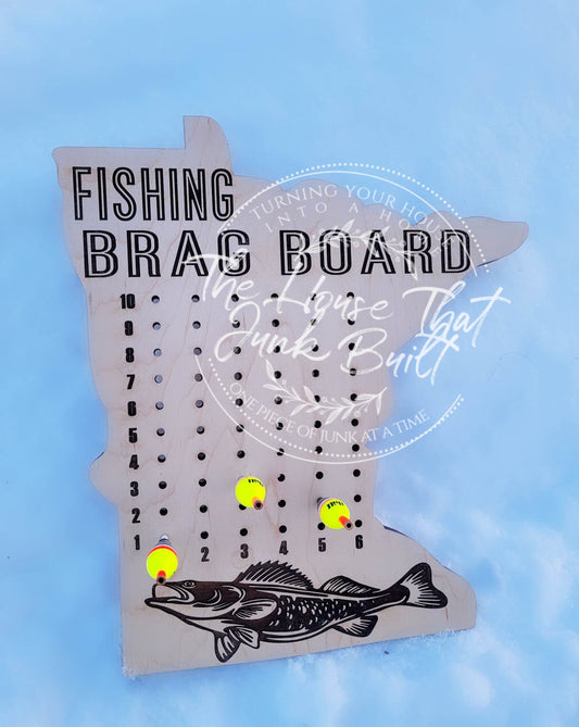 Fishing Ice House Brag Board