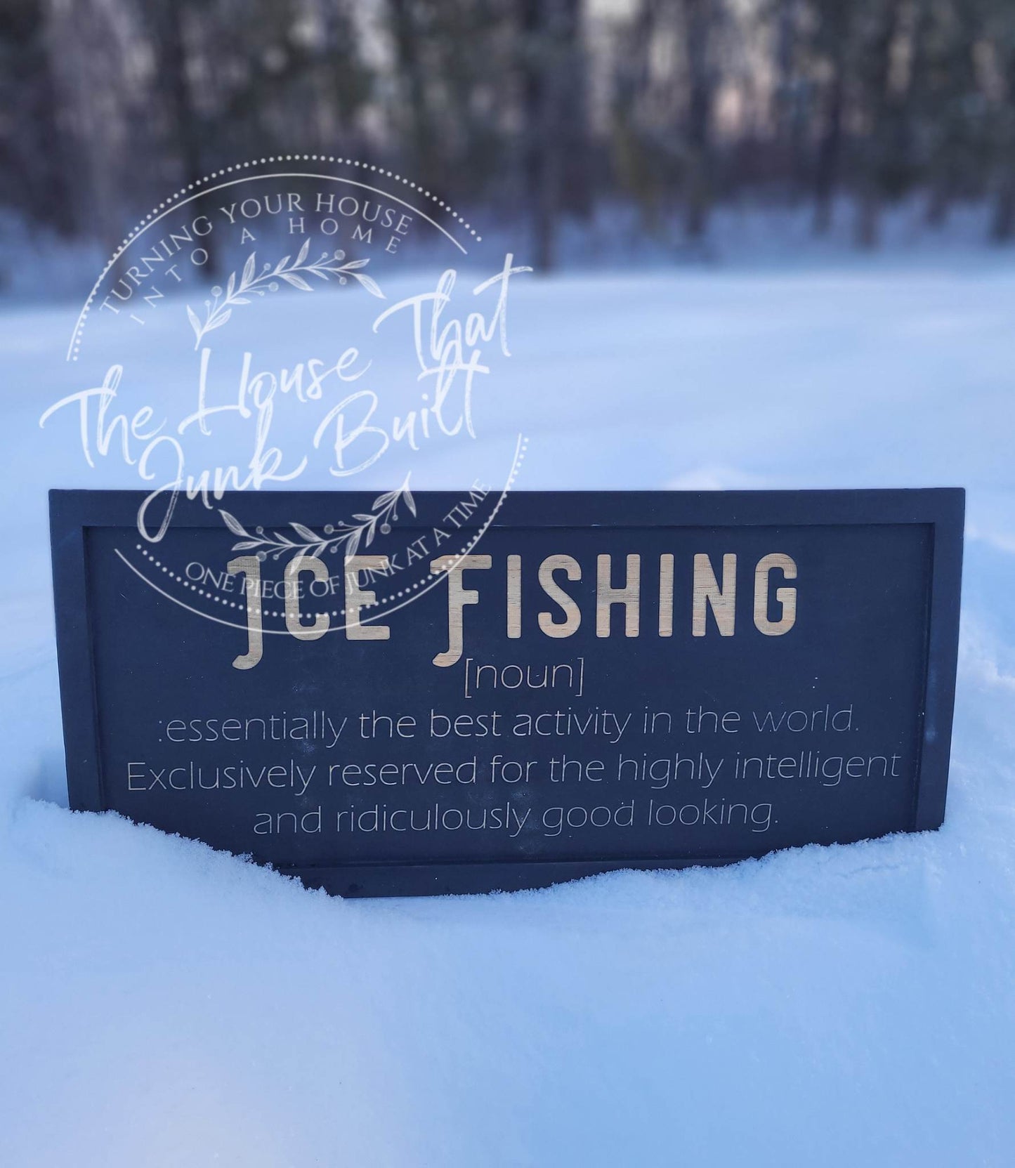 Definition sign Ice Fishing